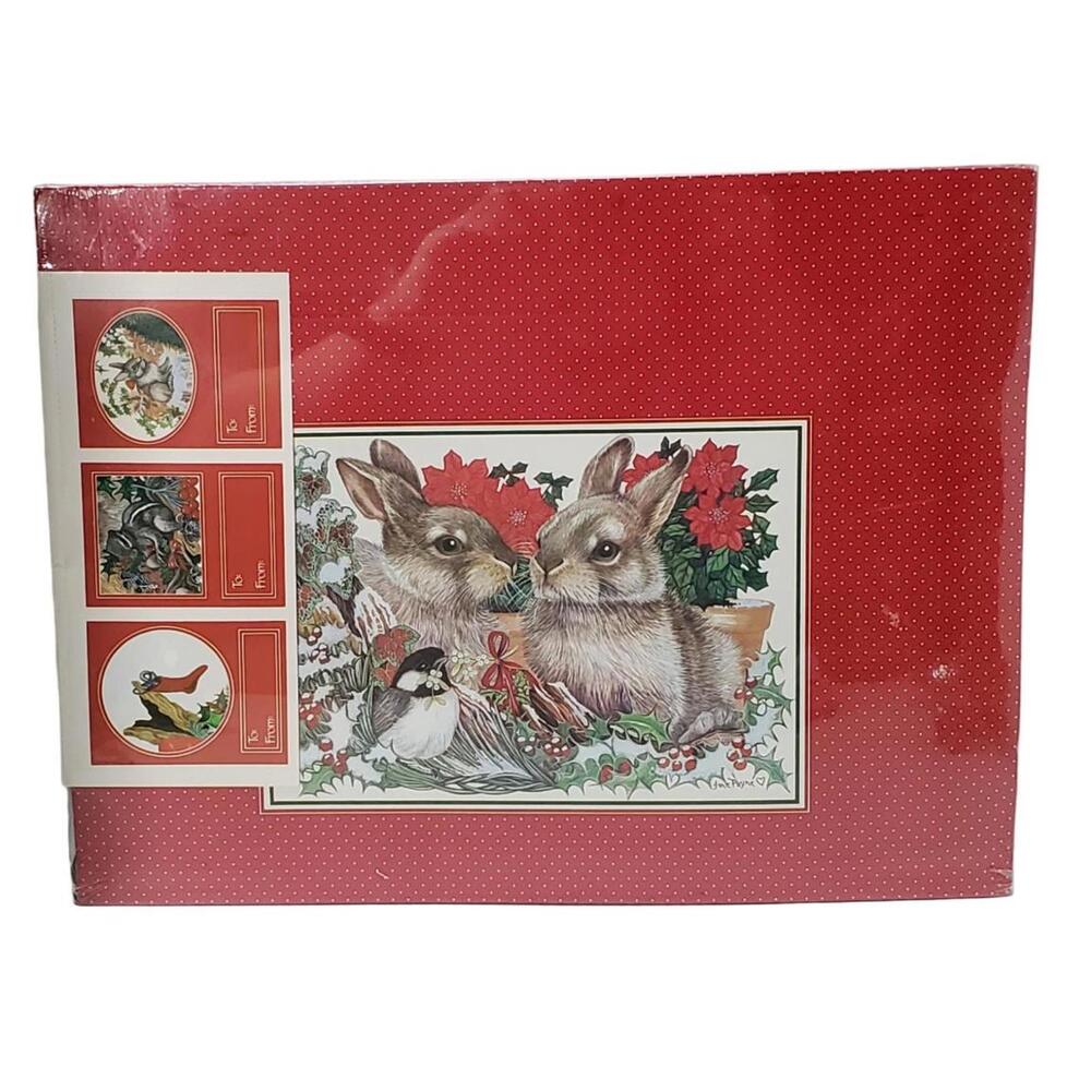 Vintage Paper Magic Group Christmas Gift Boxes Animal Print Pack Of 3 - 15"×9.5"